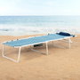 Color Baby Aktive-Hamaca Pleg Playa 200X70X88Cm Xxl C/Cojin & Bolsa Lat