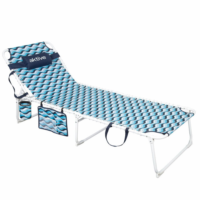 Color Baby Aktive-Hamaca Pleg Playa 200X70X88Cm Xxl C/Cojin & Bolsa Lat Color Baby Aktive-Hamaca Pleg Playa 200X70X88Cm Xxl C/Cojin & Bolsa Lat