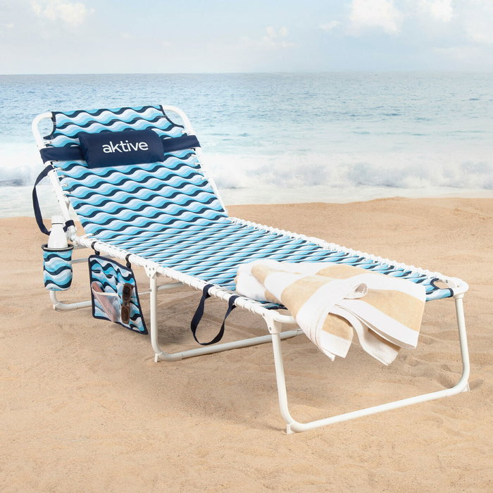 Color Baby Aktive-Hamaca Pleg Playa 200X70X88Cm Xxl C/Cojin & Bolsa Lat Color Baby Aktive-Hamaca Pleg Playa 200X70X88Cm Xxl C/Cojin & Bolsa Lat