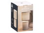 Giftdecor Lampara Sobremesa Tela Gris 13 cm x 20 cm x 13 cm (Set de 12)