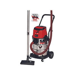 Einhell Professional TP-VC 36/30 S Auto Aspiradora de Seco y Mojado 36V (Rojo/Acero Inoxidable) inevitable