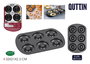 Quttin Molde para Horno de Rosquillas 6 Unidades 8.5 cm (12 Unidades)
