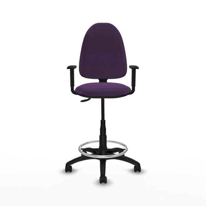PIQUERAS Y CRESPO Taburete Aýna con Brazos 1D y Tapizado Morado PIQUERAS Y CRESPO Taburete Aýna con Brazos 1D y Tapizado Morado