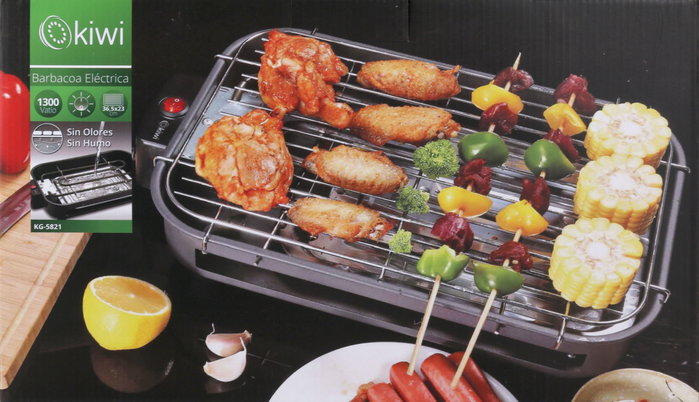 Inde Asador Eléctrico 1300W - 36,5 x 23 cm (4 Unidades)