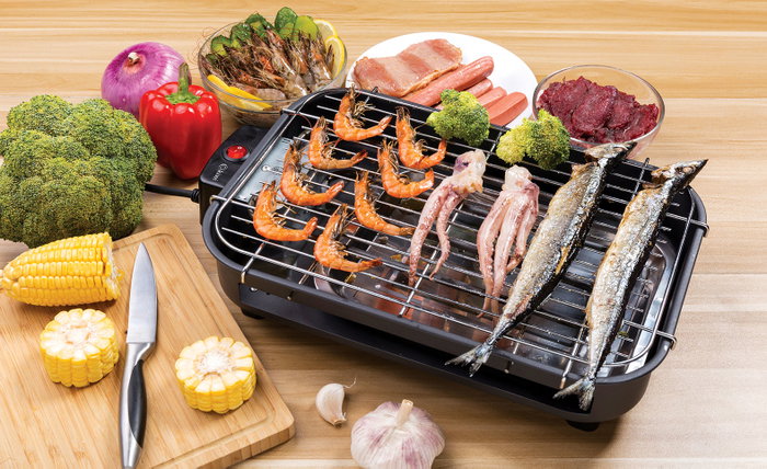 Inde Asador Eléctrico 1300W - 36,5 x 23 cm (4 Unidades)