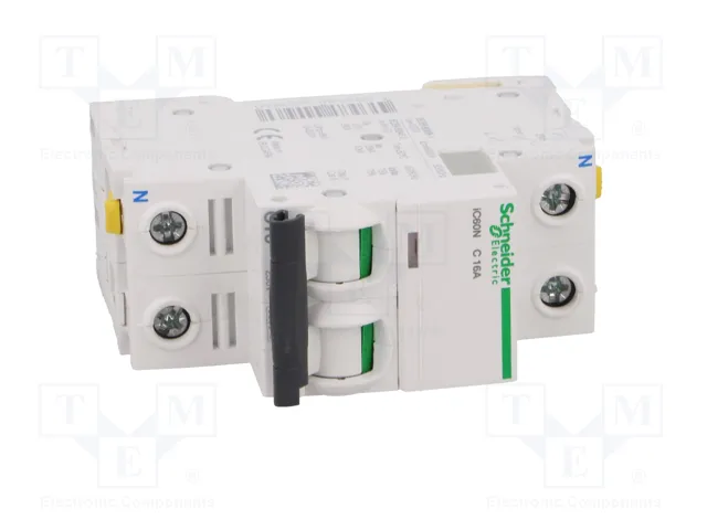 SCHNEIDER ELECTRIC Interruptor magnetotérmico iC60N 16A 1+N 6kA SCHNEIDER ELECTRIC Interruptor magnetotérmico iC60N 16A 1+N 6kA