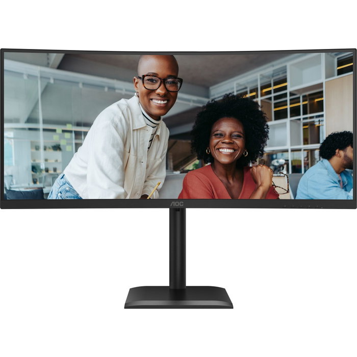AOC CU34E4CV Monitor Profesional Ultrapanorámico Curvo 34 pulg WQHD Black