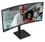 AOC CU34E4CV Monitor Profesional Ultrapanorámico Curvo 34 pulg WQHD Black