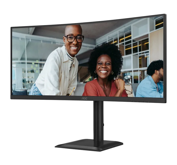 AOC CU34E4CV Monitor Profesional Ultrapanorámico Curvo 34 pulg WQHD Black