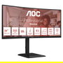 AOC CU34E4CV Monitor Curvo 86,4 cm (34") 3440x1440 UWQHD 21:9 120Hz 4ms AMD FreeSync 2xHDMI DP USB-C Negro