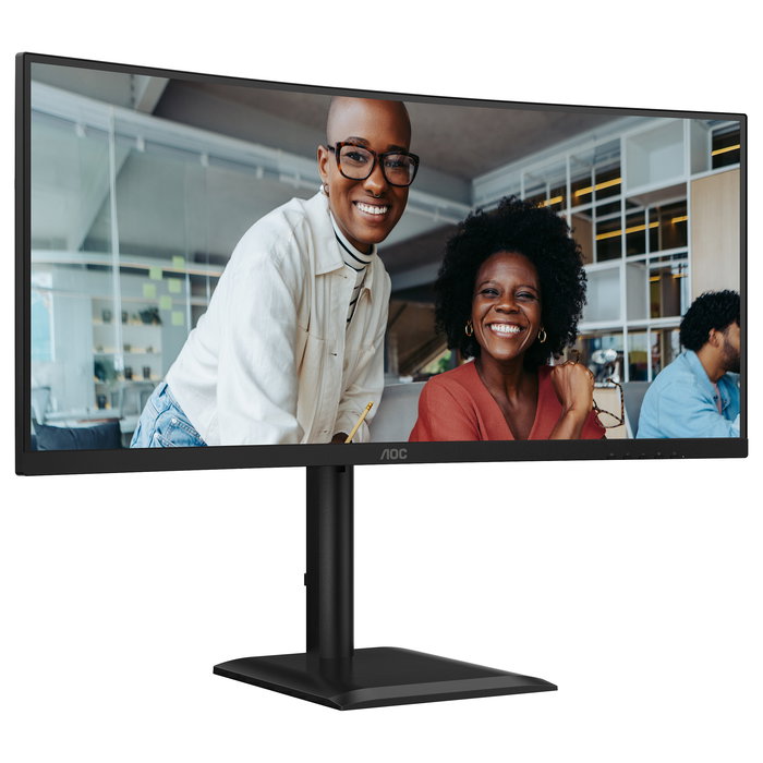 AOC CU34E4CV Monitor Curvo 86,4 cm (34") 3440x1440 UWQHD 21:9 120Hz 4ms AMD FreeSync 2xHDMI DP USB-C Negro