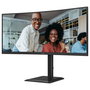 AOC CU34E4CV Monitor Profesional Curvo 34 Pulgadas WQHD 120Hz USB-C 90W Negro