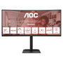 AOC CU34E4CV Monitor Profesional Curvo 34 Pulgadas WQHD 120Hz USB-C 90W Negro
