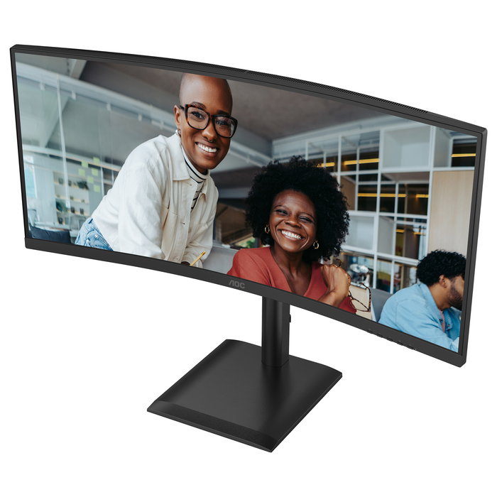 AOC CU34E4CV Monitor Curvo 86,4 cm (34") 3440x1440 UWQHD 21:9 120Hz 4ms AMD FreeSync 2xHDMI DP USB-C Negro
