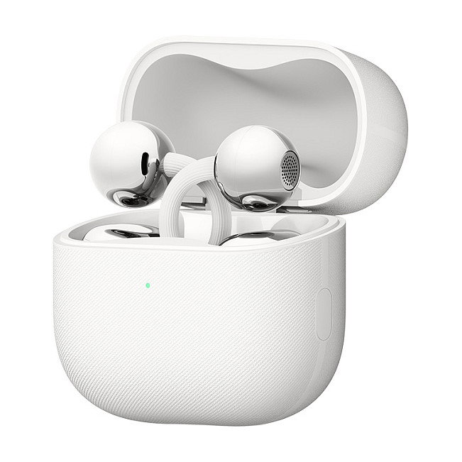 HUAWEI FreeClip 2 - Auriculares Inalámbricos TWS Bluetooth 6.0, Blanco, IP57, Carga USB-C, Llamadas/Música, con Estuche de Carga