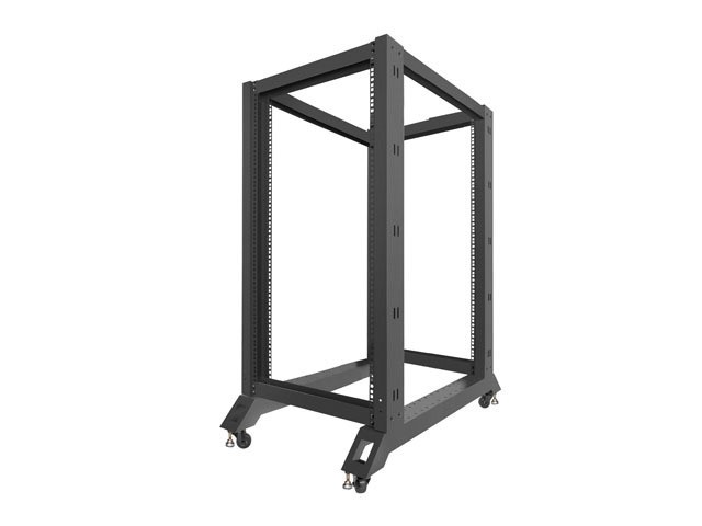 Lanberg Base para rack abierto 19 pulgadas 22U 600x1000 Negro