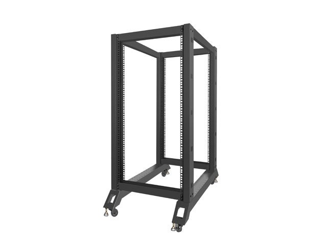Lanberg Base para rack abierto 19 pulgadas 22U 600x1000 Negro