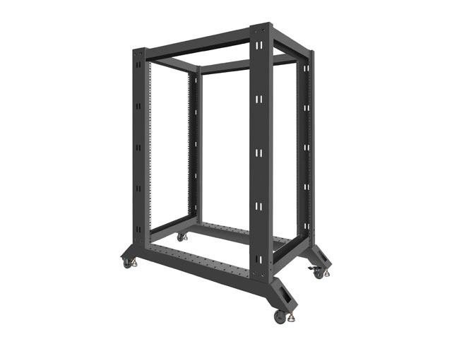 Lanberg Base para rack abierto 19 pulgadas 22U 600x1000 Negro