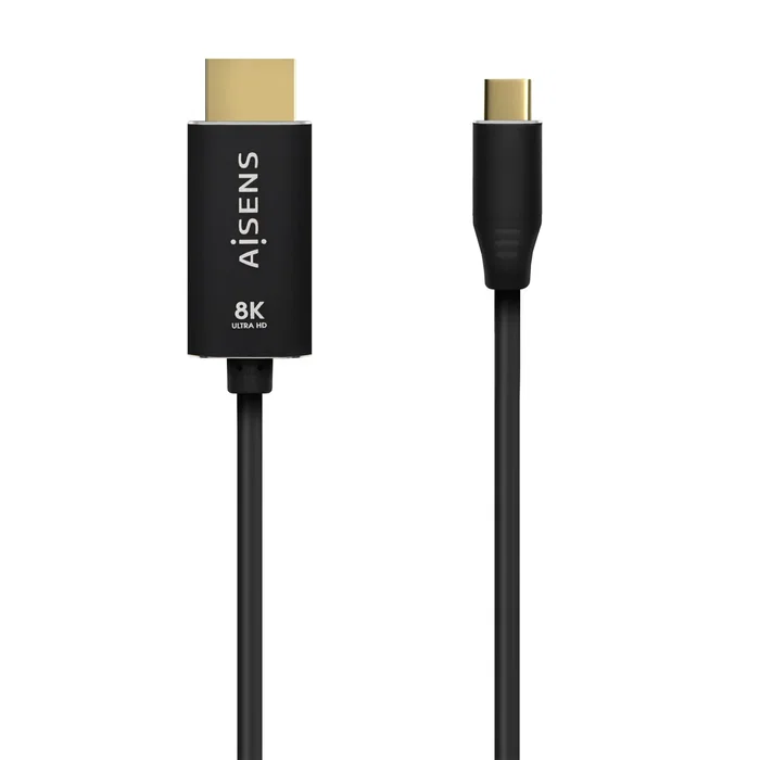 Aisens Cable Conversor de Aluminio USB-C a HDMI 2.1 8K@60Hz, 1m, Negro Aisens Cable Conversor de Aluminio USB-C a HDMI 2.1 8K@60Hz, 1m, Negro