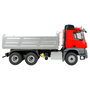 AMEWI Mercedes-Benz Arocs 6x6 Muldenkipper 1:14 RTR, Camión Basculante Eléctrico Radio Control, 595 mm, 6.1 kg, 5000 mAh, 14+ años, Rojo/Gris