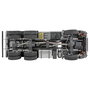 AMEWI Mercedes-Benz Arocs 6x6 Muldenkipper 1:14 RTR, Camión Basculante Eléctrico Radio Control, 595 mm, 6.1 kg, 5000 mAh, 14+ años, Rojo/Gris