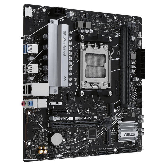ASUS PRIME B650M-R Placa Base AMD AM5 DDR5 mATX para Procesadores AMD Ryzen 7000 y 8000 Series ASUS PRIME B650M-R Placa Base AMD AM5 DDR5 mATX para Procesadores AMD Ryzen 7000 y 8000 Series