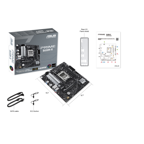 ASUS PRIME B650M-R micro ATX con Socket AM5 y DDR5 ASUS PRIME B650M-R micro ATX con Socket AM5 y DDR5