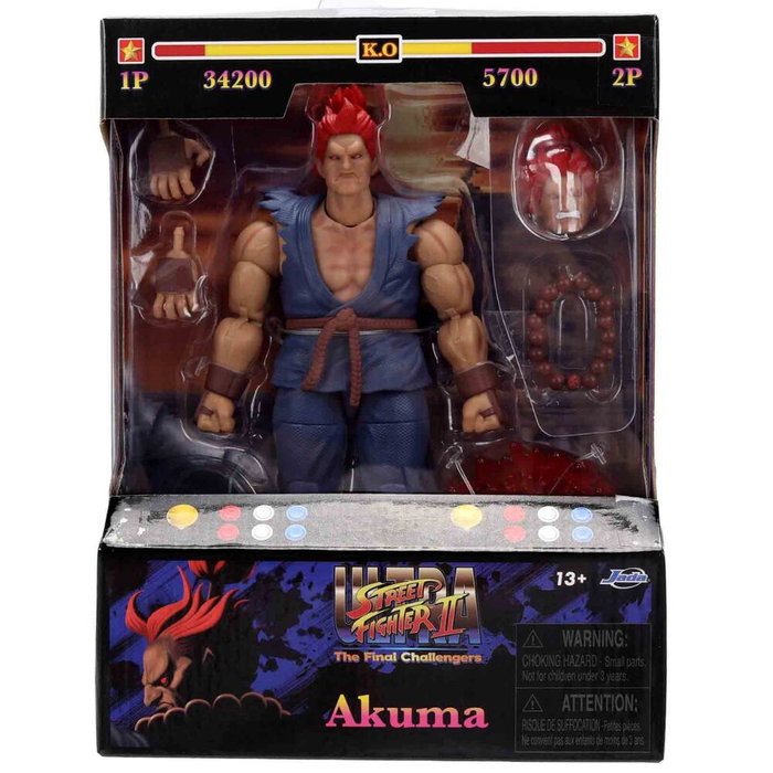 JADA TOYS Figura Akuma Street Fighter II 17cm