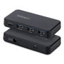 Startech Hub USB-C de 4 Puertos 5 Gbps con Cable Host 2-en-1 y BC 1.2: 1x USB-C, 3x USB-A y Alimentación Externa