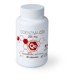 N&N NOVA NUTRICION Coq10 200 Mg 30 Caps Coenzima Q10 Complemento Alimenticio Vegano Sin Gluten