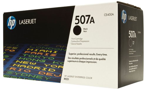 HP 507A CE400A Cartucho de Tóner Negro Original