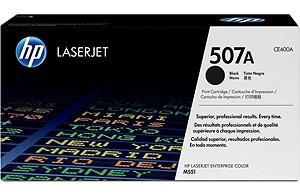 HP Cartucho de Tóner 507A CE400A Negro