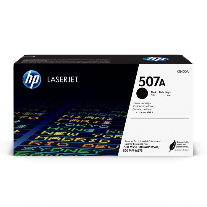 HP Cartucho de Tóner 507A CE400A Negro