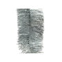 Decoris Espumillón Brillante Plateado 270 cm, Ø 7,5 cm - Espiral Navideña para Decoración