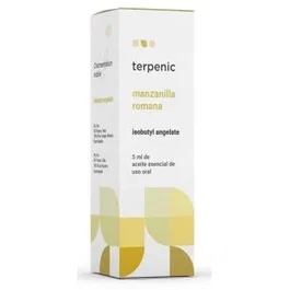 TERPENIC Aceite Esencial Alimentario 100% Puro de Manzanilla Romana 5ml, de Francia, para Uso Oral, Tópico y Difusión