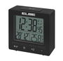 Elbe RD-005-N Reloj Despertador Digital con Termómetro Negro Pantalla 5cm LCD