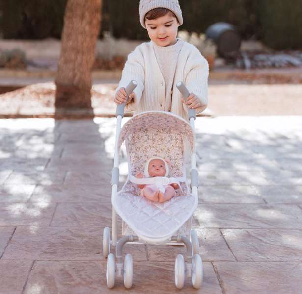 Muñecas Arias Silla de Paseo Fantasy para niño/a, Dimensiones: 29x53x60 cm, Altura del manillar: 62 cm