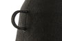 DKD Home Decor Jarrón Neoclásico Negro Metal 26.5 x 40 x 26.5 cm (2 Unidades)