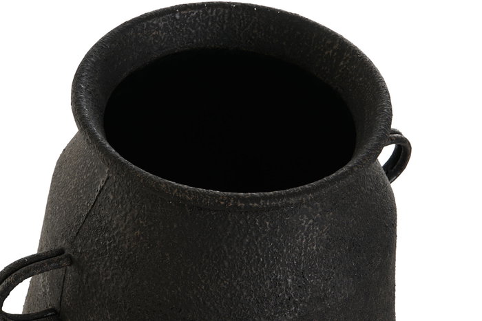 DKD Home Decor Jarrón Neoclásico Negro Metal 26.5 x 40 x 26.5 cm (2 Unidades) DKD Home Decor Jarrón Neoclásico Negro Metal 26.5 x 40 x 26.5 cm (2 Unidades)