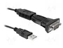 DeLOCK Adaptador USB 2.0 Typ-A a 1 x RS-232 DB9