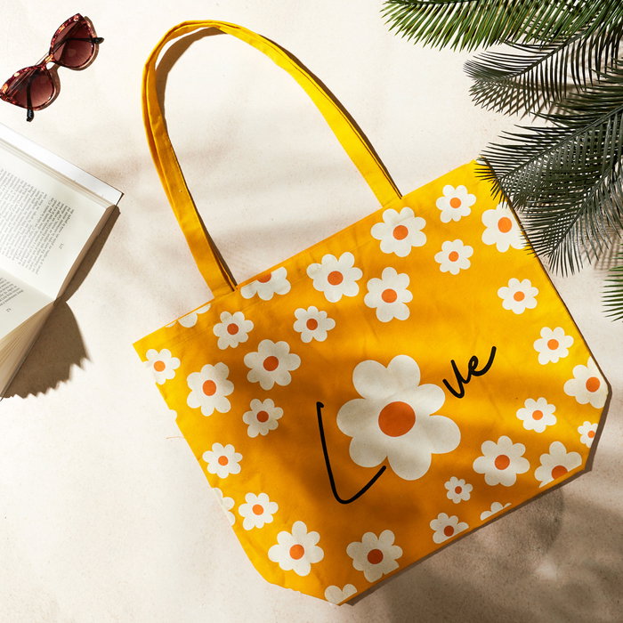 Jet Lag Bolsa Tote Bag 50x40x15 cm Surtidos Margaritas Cerezas Turquesa