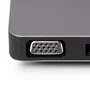 Urban Factory TCM16UF Estación Base/Docking USB-C con PD 100W, Dual Pantalla HDMI 4K & VGA, Puerto LAN Gigabit, 3x USB 3.0, Lector de Tarjetas - Color Gris