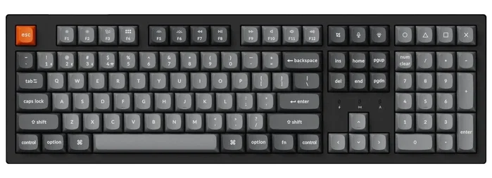 Keychron K10M-H1 Teclado Mecánico Full Size, Interruptor Rojo, Inalámbrico Bluetooth/RF, Retroiluminación RGB, Disposición Polaca Keychron K10M-H1 Teclado Mecánico Full Size, Interruptor Rojo, Inalámbrico Bluetooth/RF, Retroiluminación RGB, Disposición Polaca