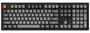 Keychron K10M-H1 Teclado Mecánico Full Size, Interruptor Rojo, Inalámbrico Bluetooth/RF, Retroiluminación RGB, Disposición Polaca