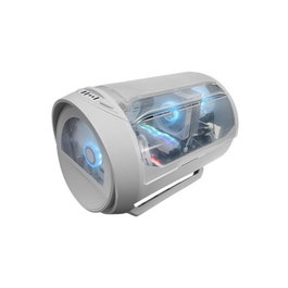 Mars Gaming MC-CYLON Caja Gaming Torre MicroATX Blanca con Ventana Panorámica y Ventilador RGB 200 mm