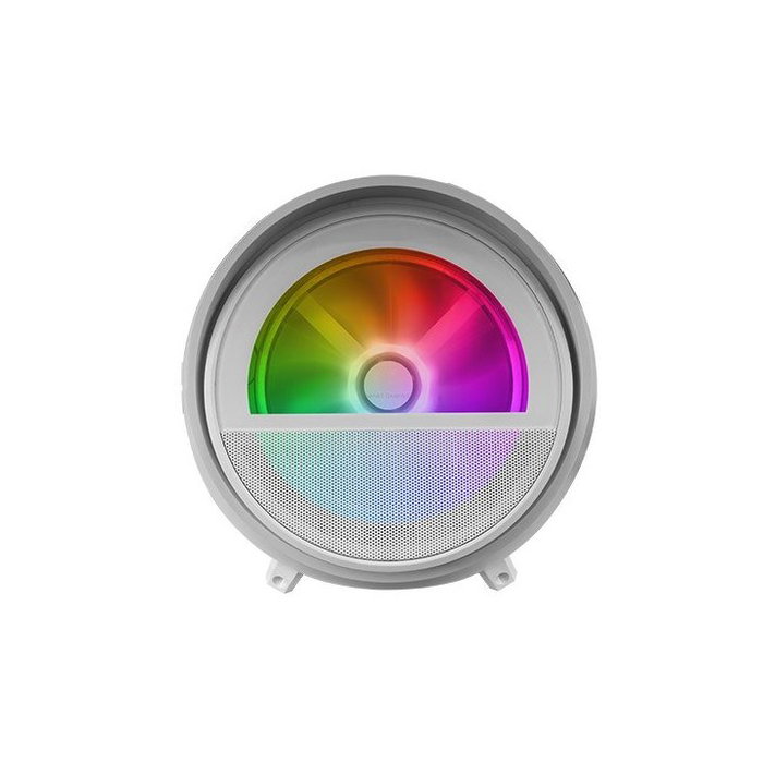 Mars Gaming MC-CYLON Caja Gaming Torre MicroATX Blanca con Ventana Panorámica y Ventilador RGB 200 mm