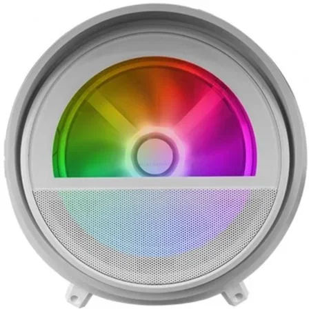 Mars Gaming MC-CYLON Caja Gaming Micro-ATX Blanca con Ventilador Frontal RGB 200mm, Ventana Curva y Diseño Turbina, Modelo MCCYLONW Mars Gaming MC-CYLON Caja Gaming Micro-ATX Blanca con Ventilador Frontal RGB 200mm, Ventana Curva y Diseño Turbina, Modelo MCCYLONW