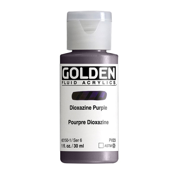 Golden Fluid Colores Acrílicos Púrpura Dioxazina 30 ml Golden Fluid Colores Acrílicos Púrpura Dioxazina 30 ml