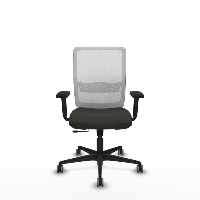 PIQUERAS Y CRESPO Silla de oficina Haches Negro/Blanco
