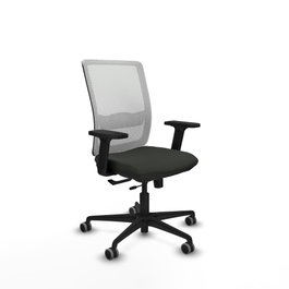 PIQUERAS Y CRESPO Silla de oficina Haches Negro/Blanco